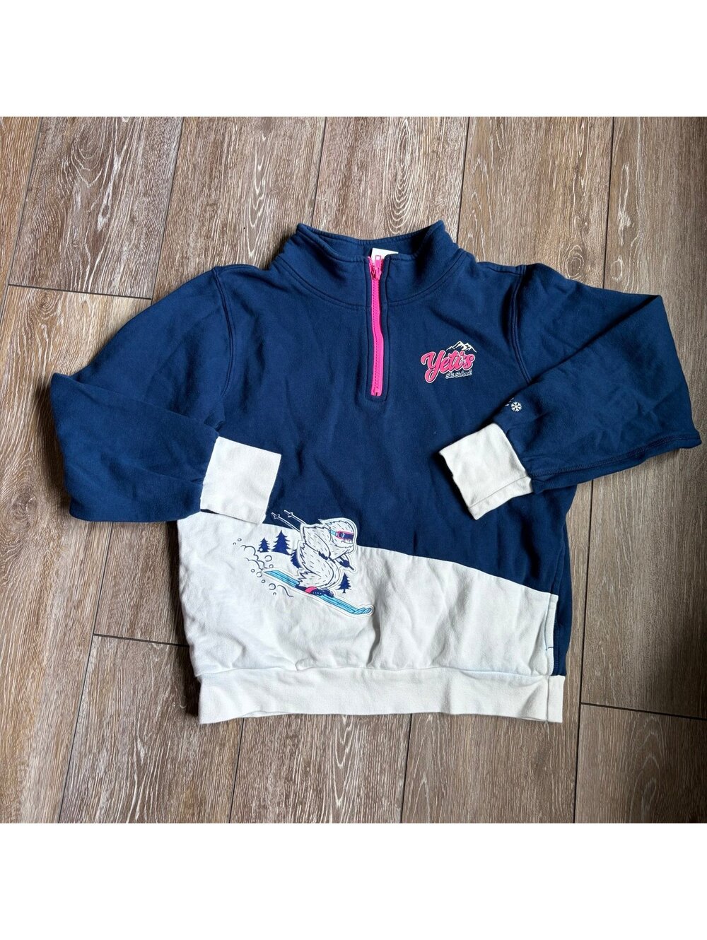 Disney Yeti's Ski School Half-Zip Pullover Expedition Everest small